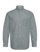 GANT Reg Classic Poplin Banker Shirt Grön