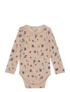 CeLaVi Body Ls - Aop Beige
