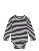The New Tnsbfro Uni L_S Rib Body Marinblå