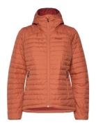 Bergans Lava Light Down Jacket W/Hood Women Jade Green Xs Orange