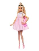 Barbie Deluxe Style Doll #3 In Pastel Pink Core Dress With Over D Bow,...