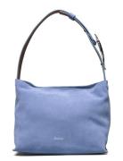 RODEBJER Rodebjer Shell Sack Mini Suede Blå