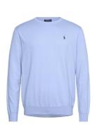 Polo Ralph Lauren Slim Fit Textured Cotton Sweater Blå