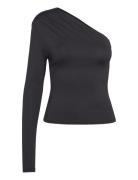 Monki Shoulder Top Svart