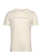 Lindbergh Copenhagen Print Tee S/S Kräm