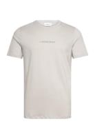 Lindbergh Lindbergh Print Tee S/S Grå