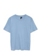 Vero Moda Vmpaulina Ss T-Shirt Jrs Noos Blå