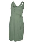 Mamalicious Mlevi Lia Sl Jrs Abk Dress 2F Noos Grön