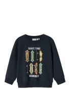 Name It Nmmvalexander Ls Nreg Sweat Unb Marinblå