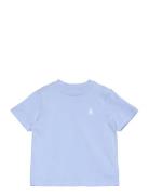 Ralph Lauren Baby Cotton Jersey Crewneck Tee Blå