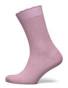 Mp Denmark Julia Glitter Socks Rosa