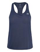 New Balance Athletics Tank Marinblå