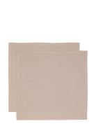 Noble House Napkin Linen Look 35X35 2-P Grs Beige