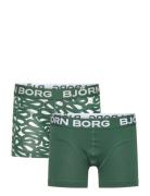 Björn Borg Cotton Stretch Boxer 2P Grön