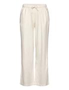 Lindex Trousers Linen Blend Vit