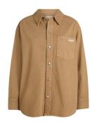 Calvin Klein Jeans 90S Denim Overshirt Brun
