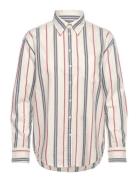 GANT Rel Archive Oxford Striped Shirt Kräm