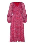 French Connection Amy Calista Midi Dress Röd