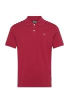 Scotch & Soda Seasonal Core - Cotton Pique Regular Fit Polo Röd