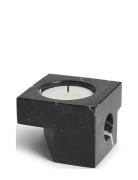 WOUD Jeu De Dés 2 Candle Holder Svart