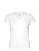 Lee Jeans V Neck Tee Vit