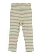Petit Piao Legging Modal Striped Grön