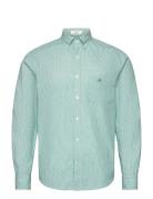 GANT Reg Classic Poplin Banker Shirt Grön
