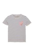 Daily 7 T-Shirt Striped Kräm