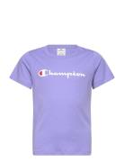 Champion Crewneck T-Shirt Lila