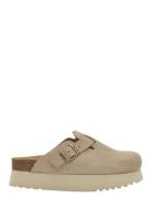 Scholl Sl Justine Suede Dark Beige Beige