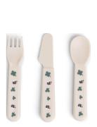 D By Deer Foodie Cutlery Set Tiny Farm Sand Beige