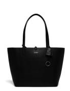 Lauren Ralph Lauren Faux-Leather Reversible Tote Bag Svart