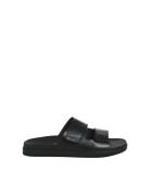 Jack & J S Jfwstockholm Leather Velcro Sandal Svart