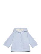 Mango Raincoat Hooded Jacket Blå