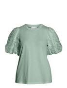 Vila Visimonia O-Neck S/S Top Grön