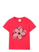 Boboli Knit T-Shirt Flame Röd