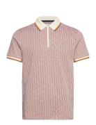 Original Penguin Ao Jqrd Tipped Geo P Orange