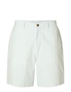 Selected Homme Slhregular-Karl Seersucker Shorts Vit
