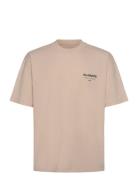 AllSaints Underground Ss Crew Beige