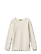 Wheat T-Shirt L/S Ida Vit