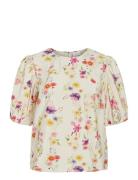 Vila Vialinia O-Neck 2/4 Top/Dc/Ln Multi/patterned