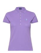 Polo Ralph Lauren Slim Fit Stretch Polo Shirt Lila