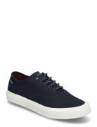 Tommy Hilfiger Th Hi Vulc Low Oxford Twill Marinblå