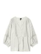 Vero Moda Vmsofie 3/4 V-Neck Top Wvn Ga Vit