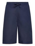 Copenhagen Colors Poplin Shorts W. Drawstring Marinblå