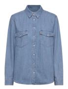 Levi's® Iconic Western Light Indigo - Worn In Blå