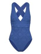 Seafolly Oasis Cross Back Piece Blå