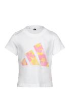 Adidas Sportswear Jg Flwr T Vit