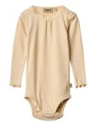 Wheat Rib Body L/S Lotta Gul