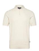 Clean Cut Copenhagen Jonas Knitted Polo Kräm